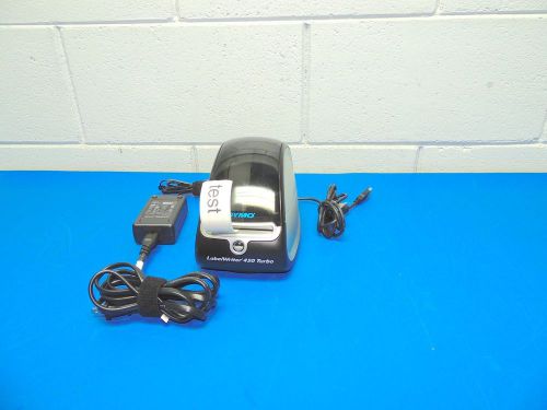 Dymo labelwriter 450 turbo thermal label printer 1750283 with usb and power cord for sale