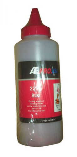 4 ATE Tools Red 8 Oz Chalk Powder Powdered Line Reel Refill Carpenter Contractor