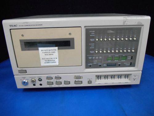 TEAC CR-320 Communication Recorder 20 CHANNEL AUDIO RECORDING VHS MEDIA