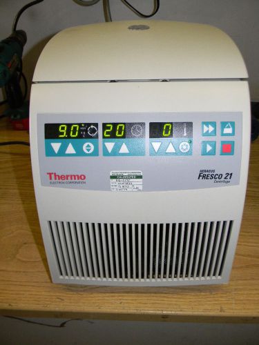 Thermo heraeus fresco 21, refrigerated microcentrifuge, 24-place rotor, 117v for sale