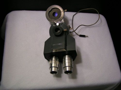 American Optical Trinocular Tube with Doppel-Head Attachment and Pointer