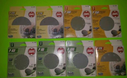 Shop Smith 5&#034; - 8 hole Sanding Disc 8 Different Grit 115 Disc Total (CHEAPEST)