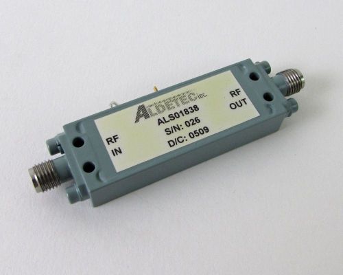 Aldetec ALS01838 RF / Microwave Amplifier - SMA, +12VDC *NEW*