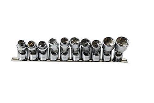 NEW Urrea 5200JM 10-19mm Universal Socket Set  10-Piece