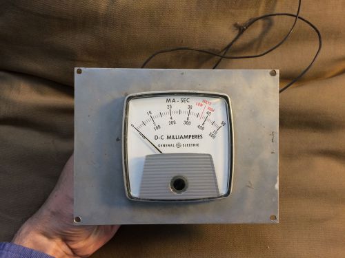 Vintage ge milliamperes meter model 50-162111cycy2bgb gauge for sale