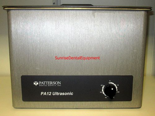 Patterson PA12 Ultrasonic Cleaner, 3.2 Gallons with Timer, Basket, and Metal Lid