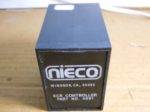 Lot of 2 Nieco 220 Volt SCR Controller / Motor Controls # 4091