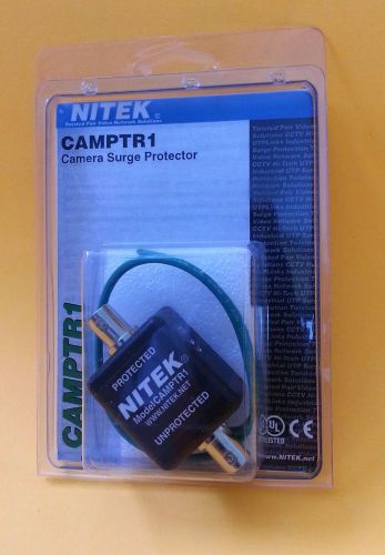 Nitek CAMPTR1 1-Channel CCTV  Camera Surge Protector; 2.8 Volt Clamping