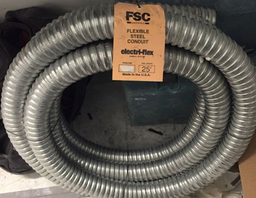 Reduced wall flexible steel conduit 2&#034; 25ft for sale