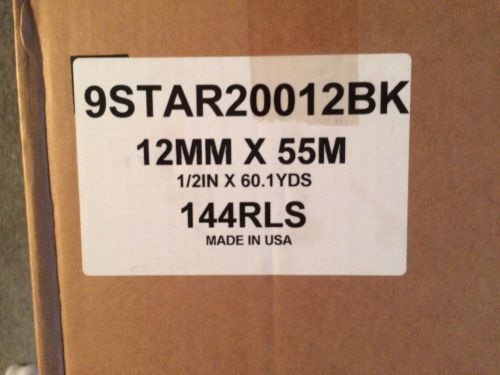 Tensilized polypropylene strapping tape, 1/2&#034; x 180&#039; - 9star20012bk - 144 rolls for sale