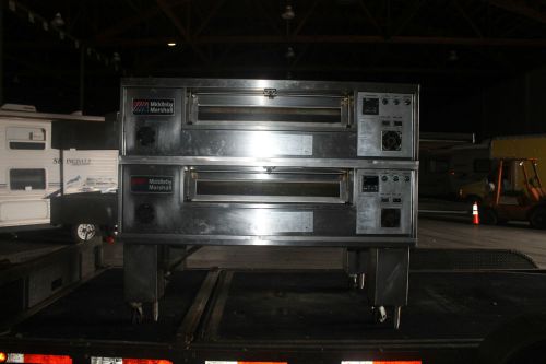 Pizza oven middleby marshall ps570s double deck conveyor for sale