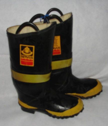 Servus Firebreaker Boots, Fire Fighter, Steel Toe Bunker 8.5 Woman&#039;s Narrow