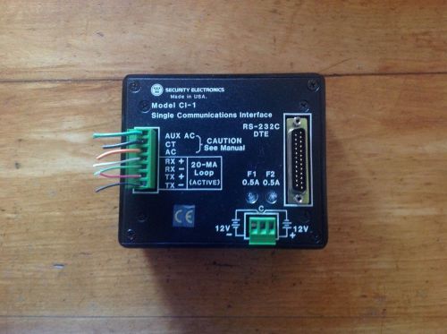 Westinghouse security electronics Model Cl-1 single communications interface