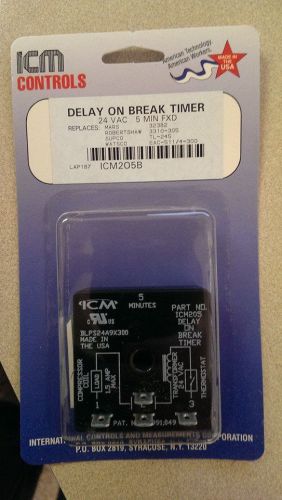 Icm controls icm205b icm205 205b delay on break timer new!! for sale