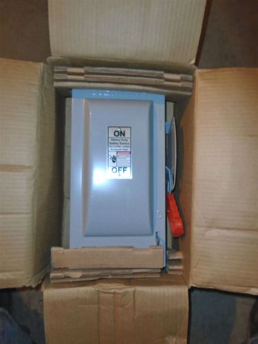 SIEMENS HF361R 30 AMP NEMA 3R 3 POLE FUSED DISCONNECT SAFETY SWITCH NEW
