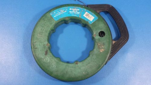 Greenlee tools 438-10 100&#039; x 1/8&#034; x0.060&#034; steel fish tape for sale