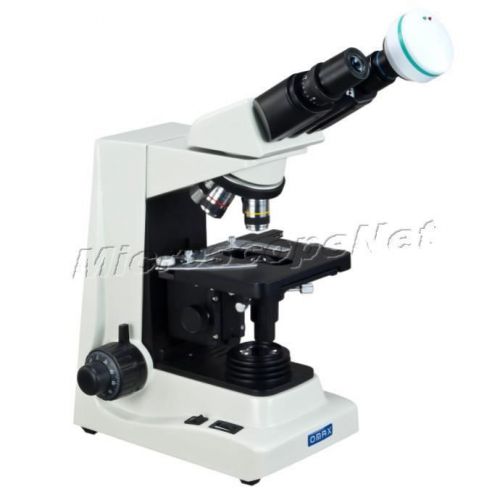 1600X Darkfield Binocular Siedentopf Biological PLAN Microscope +2MP Digital Cam