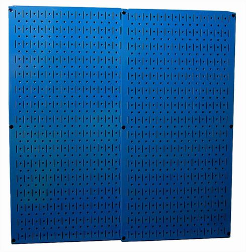 Wall control 30-p-3232bu blue metal pegboard pack new  free shipping for sale