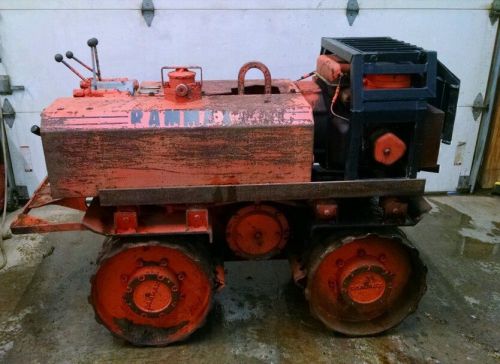 Rammax ram max diesel vibratory trench compactor roller one owner machine for sale