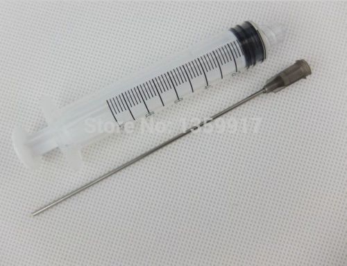 10ml / branch 10cc syringe luer lock up + 16G blunt tip needle length 10CM