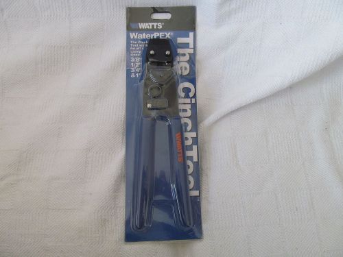 WATTS P-949 WATERPEX RATCHETING CINCH TOOL!!! CLAMPS 3/8,1/2,3/4 AND 1&#034;!!!