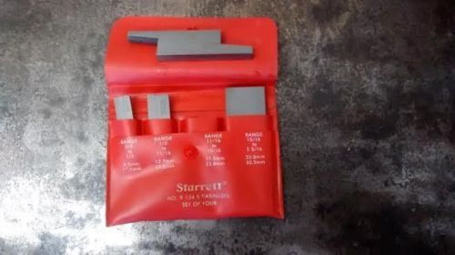 Starrett S 154 S Adjustable Parallels Set, 3/8&#034; - 1-5/16&#034; Range &amp; Case