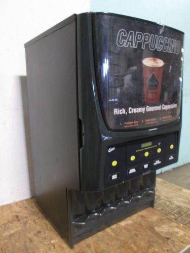 &#034;WILBUR CURTIS&#034; HD COMMERCIAL LIGHTED 5 FLAVORS CAPPUCINO/HOT BEVERAGE DISPENSER