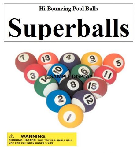 4 Premium Vending Machine Displays for Superball (Bouncy Balls) Pool Balls