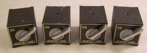 4 NRC Newport model MB-2 Magnetic Base Optical Mounts Measurement Lab gauge