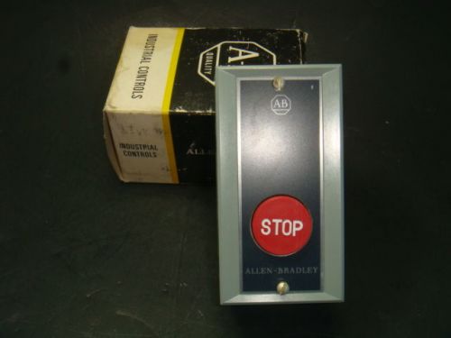 NEW ALLEN BRADLEY 800S-1SA PUSH BUTTON STOP, NEW IN BOX