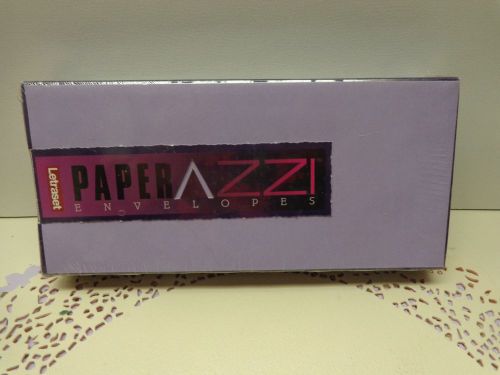 BRAND NEW LETRASET PAPER AZZI 50 VIOLET ENVELOPES NEVER USED NEW STILL IN BOX