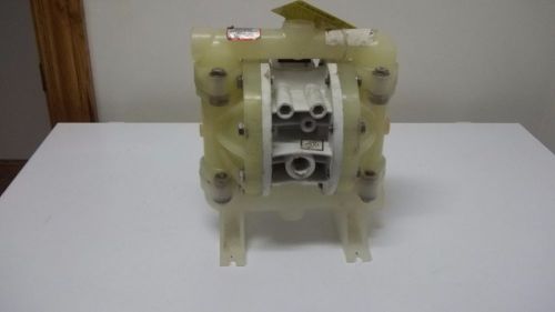 Wilden 01-10443 1/2&#034; diaphragm plastic pump a100p/ppppp//tf/ptv/682 used nice for sale