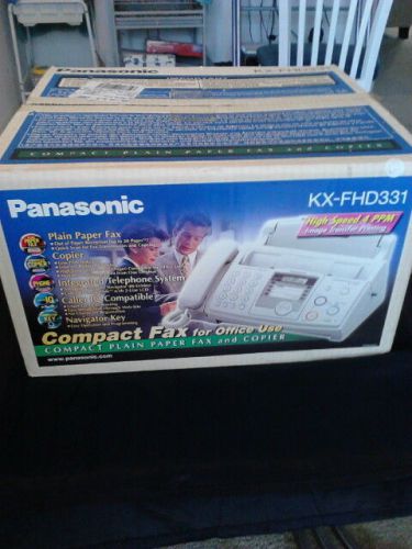 PANASONIC COMPACT FAX AND COPIER MACHINE   KX-FHD331 NIB