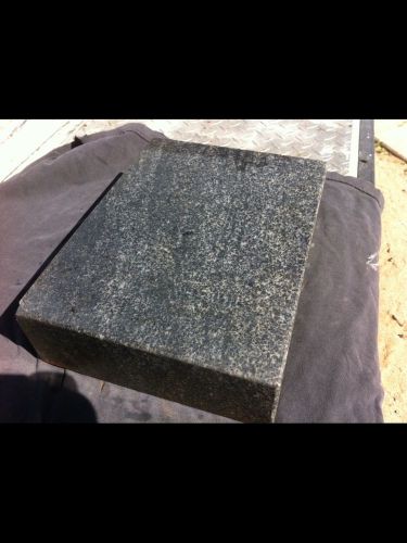 MACHINIST TOOLS LATHE MILL Machinist DoAll Granite Surface Plate  12&#034; x 9 x 3&#034;