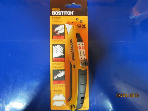 Stanley Bostitch 2X Twin Blade Utility Knife # 10-501 2-in-1 Box Cutter *NEW*
