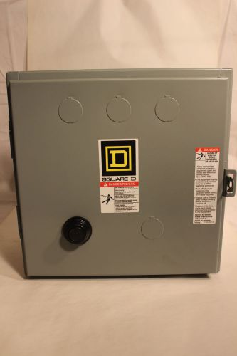 *new* square d 30072-007-69c motor starter enclosure with 5 pushbutton knockouts for sale