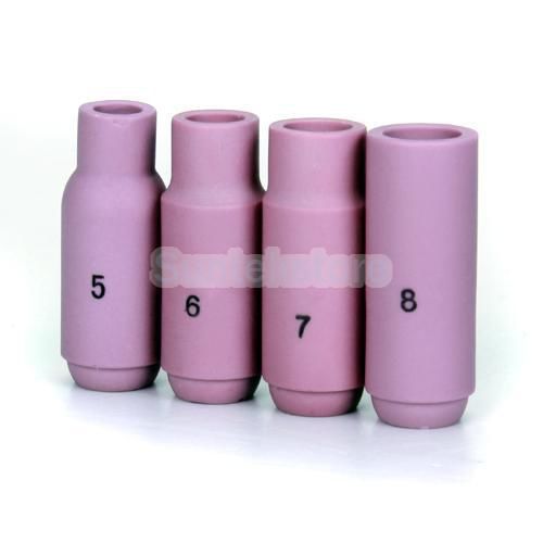 Welding alumina cup fits wp17 18 26 tig torches welding part pink 5-8 12mm for sale