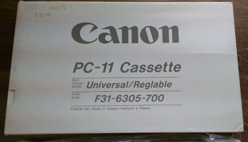 NEW GENUINE CANON PC-11 CASSETTE F31-6305-700 UNIVERSAL SIZE PAPER TRAY