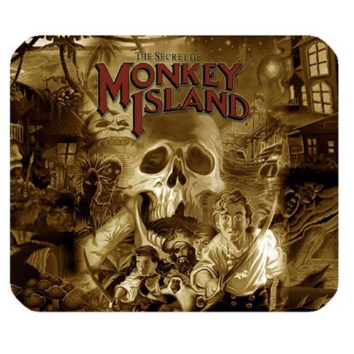 Monkey Island Custom Print Mouse pad Mice Mats Anti slip Make a Great Gift