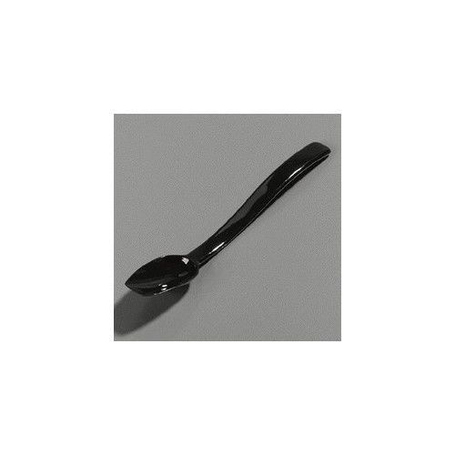 Carlisle Food Service Products 0.25 Oz. Solid Spoon Black Set of 12