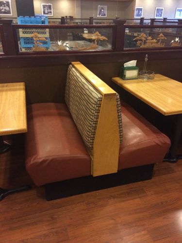 Restaurant Booths Excellent Condition Doubles, Singles See Description