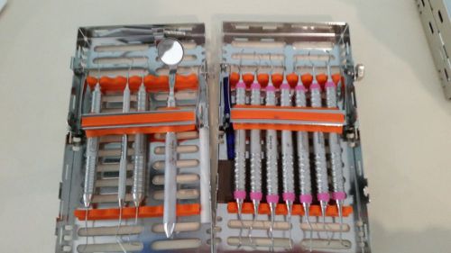 Complete Set of Hu-Friedy Dental Hygiene Cassette
