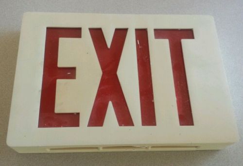 exit sign emergency light