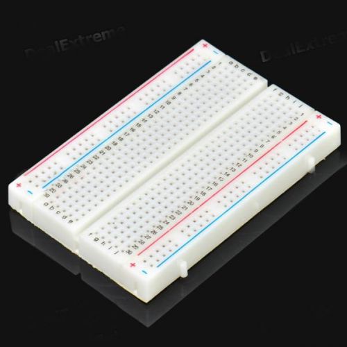 Mini Solderless Breadboard sans soudure 400 Points white For Arduino electronic