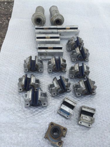 Lot of 17 misc. thomson bearings 2-spb-10 opn super pillow block &amp; many more for sale