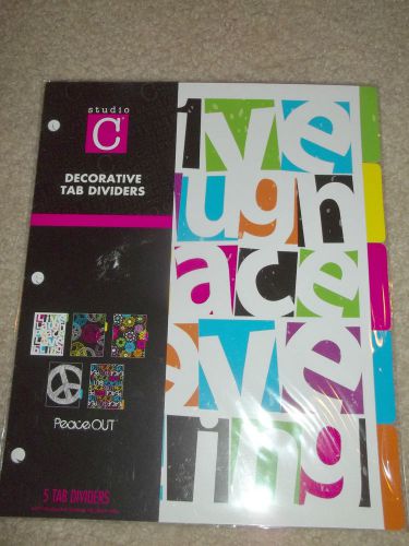 Peace Out  Theme   Tab Dividers         by  Studio  C