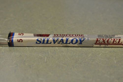 1 stick wolverine silvaloy excel 5 silver bearing brazing rod nos new open box for sale