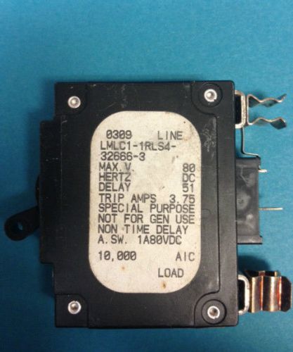 Airpax 3 amp dc clip in breaker lmlc1-1rls4-32666-3 for sale