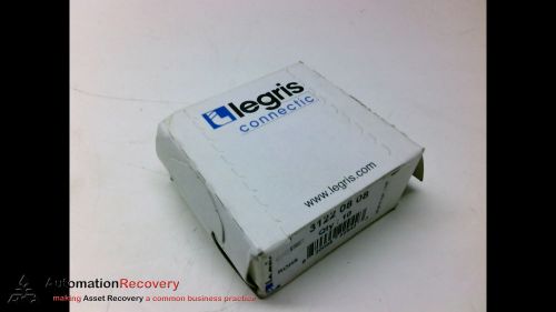 LEGRIS 3122 08 08 - PACK OF 10 -  NYLON PUSH TO CONNECT FITING 8MM, NEW