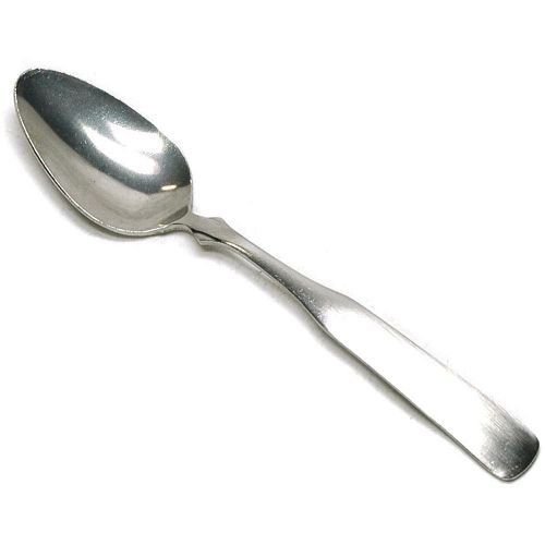 Back bay bouillon spoon 1 dozen count stainless steel silverware flatware for sale